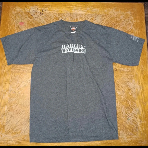 Harley Davidson Tee Shirt Grey Size Large. - Picture 1 of 6